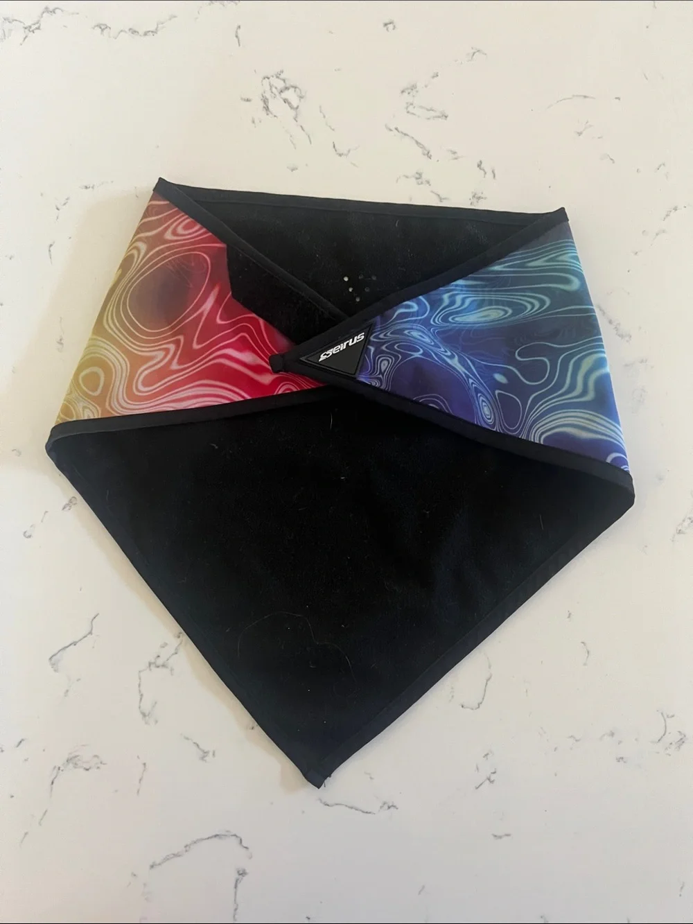 Seirus Fleece Lined Swirl Neck Warmer Handkerchief - Snowboarding